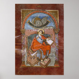 St. Luke, from the Gospel of St. Riquier Poster