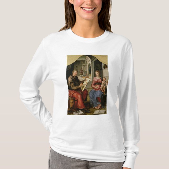 St. Luke Painting the Virgin, c.1545 T-Shirt (Front)
