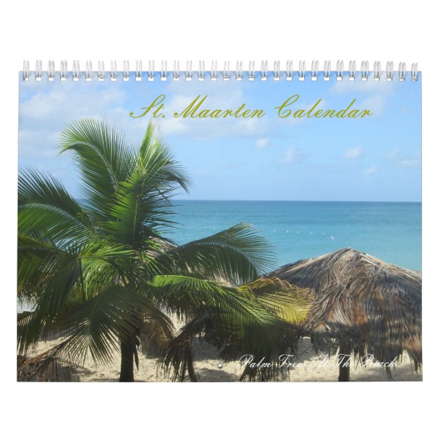 St. Maarten Custom Printed Photography Calendar (Cover)