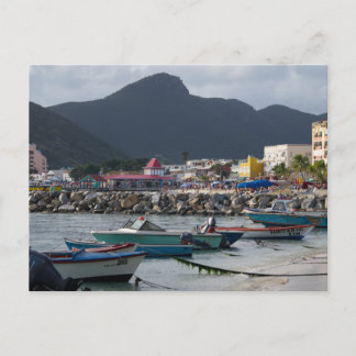 St. Maarten Harborside Postcard