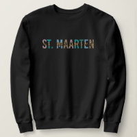 St. Maarten Leopard print typography Sint Martin