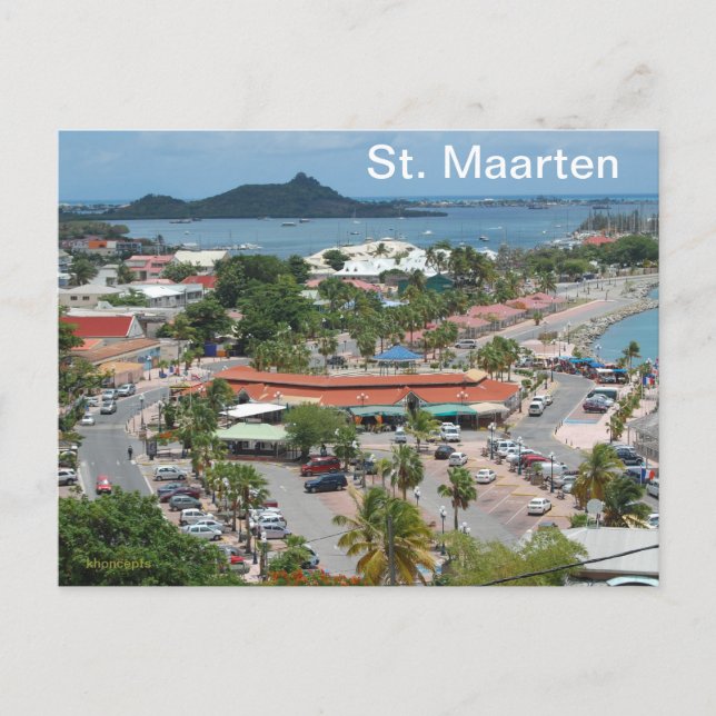 St. Maarten - Marigot Bay Postcard (Front)