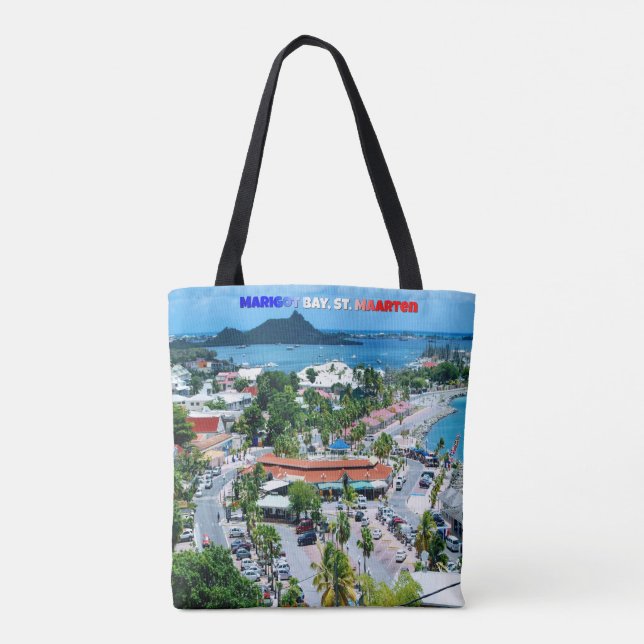 St. Maarten - Marigot Bay  Tote Bag (Back)