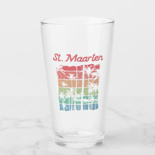 St. Maarten Rainbow Colours Sint Martin Glass