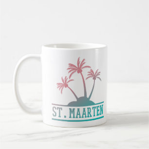 St. Maarten   Sint Martin Gradient Coffee Mug