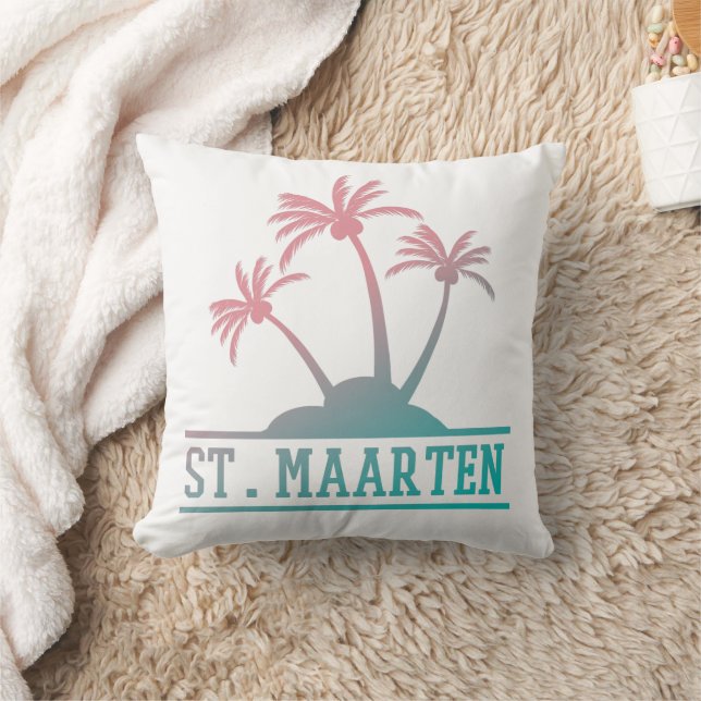 St. Maarten | Sint Martin Gradient Cushion (Blanket)