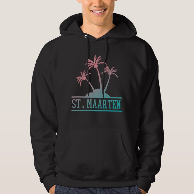 St. Maarten | Sint Martin Gradient  Hoodie (Front)