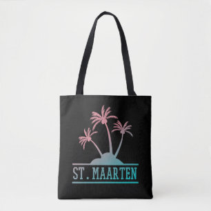 St. Maarten   Sint Martin Gradient Tote Bag