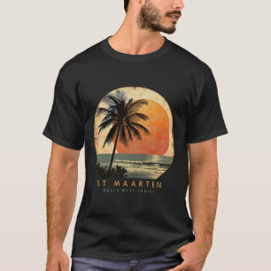 St. Maarten Smx Beach Surfing Travel St. Martin Va T-Shirt