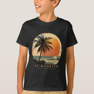 St. Maarten Smx Beach Surfing Travel St. Martin Va T-Shirt