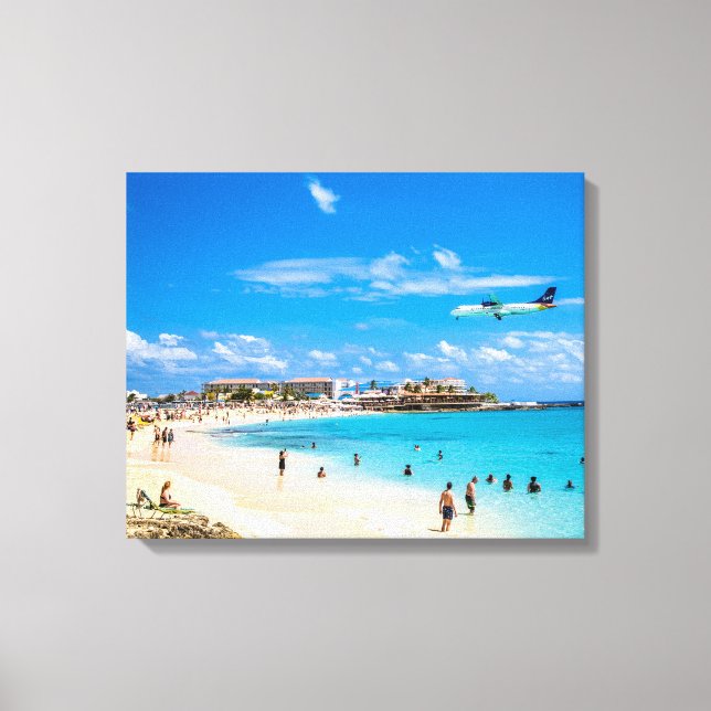 St Maarten Summer Canvas Print (Front)