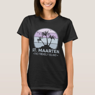 St. Maarten The friendly Island retro Sint Martin T-Shirt