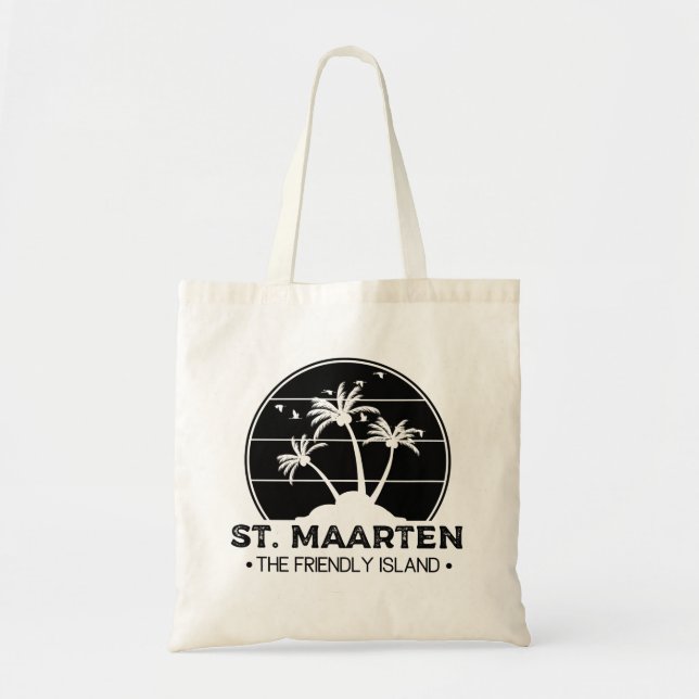 St. Maarten The friendly Island Sint Martin Tote Bag (Front)