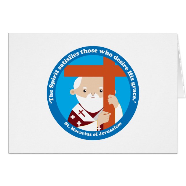 St. Macarius of Jerusalem (Front Horizontal)