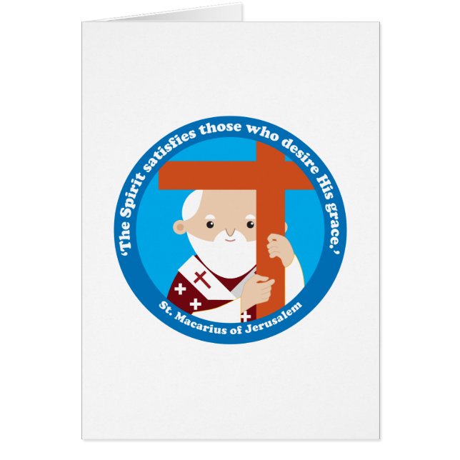 St. Macarius of Jerusalem (Front)