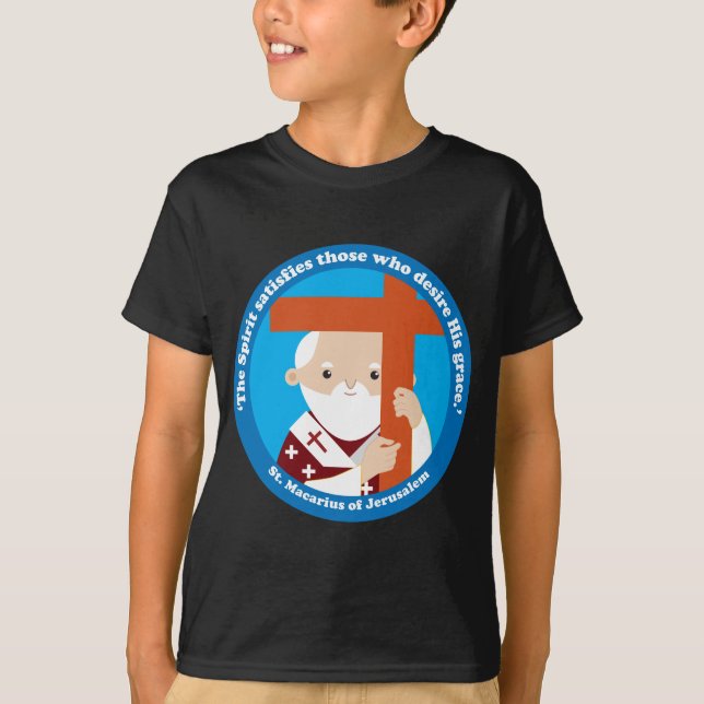 St. Macarius of Jerusalem T-Shirt (Front)