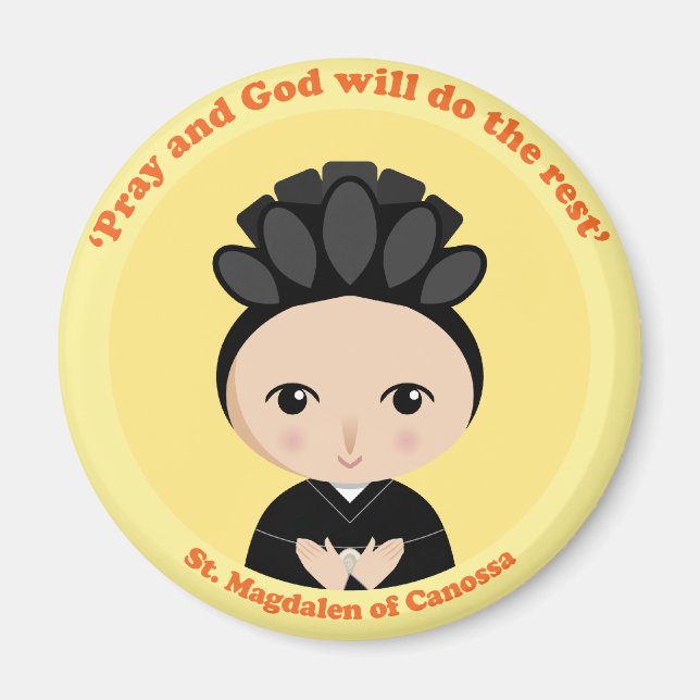 St. Magdalen Canossa Magnet (Front)