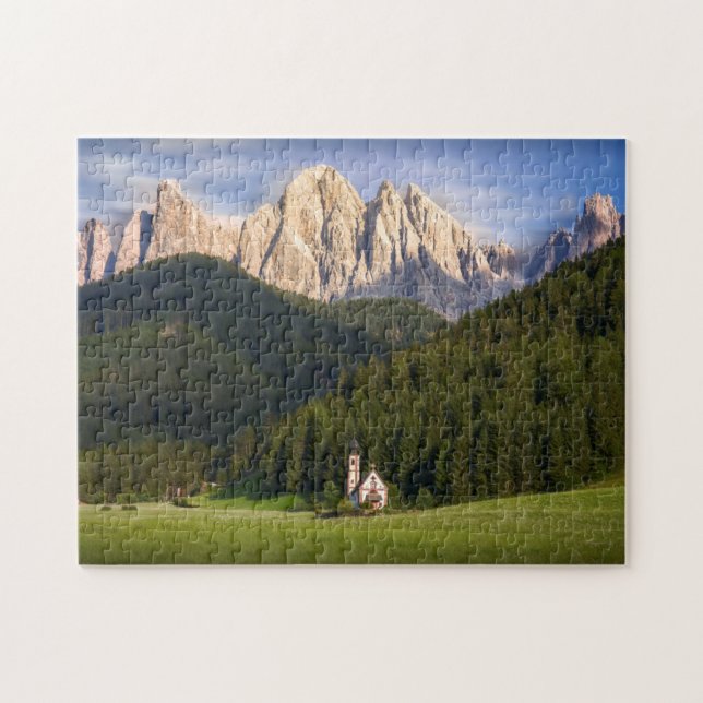 St. Magdalena | Val di Funes Jigsaw Puzzle (Horizontal)