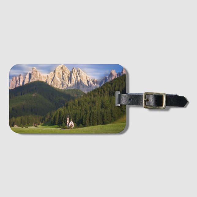 St. Magdalena | Val di Funes Luggage Tag (Front Horizontal)