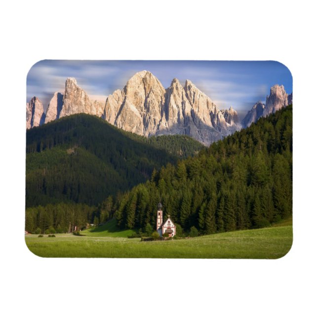 St. Magdalena | Val di Funes Magnet (Horizontal)