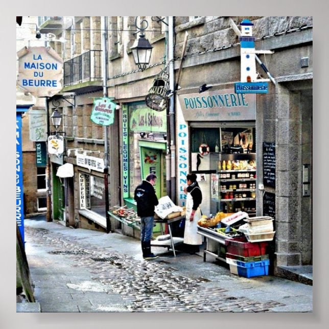 St Malo Street Poster (Front)