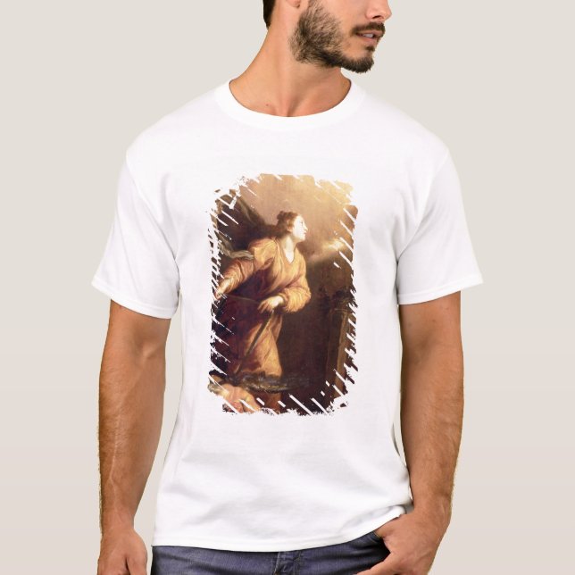 St. Margaret beside the vanquished Devil (panel) T-Shirt (Front)