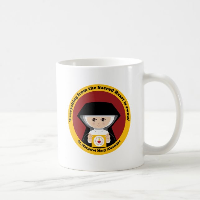 St. Margaret Mary Alacoque Coffee Mug (Right)