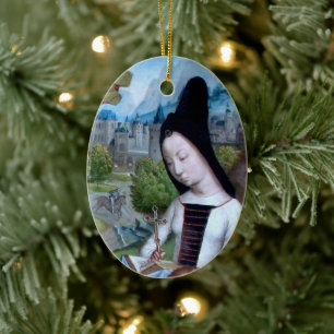 St. Margaret of Antioch (detail; M 070) Ceramic Tree Decoration