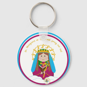 St. Margaret of Scotland Key Ring