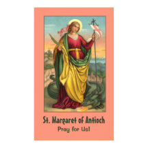 St. Margaret with Dragon and Resurrection Banner