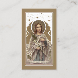St. Maria Goretti Catholic Prayer Holy Card