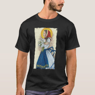 St Maria Goretti Purity Catholic Saints Lily Symbo T-Shirt