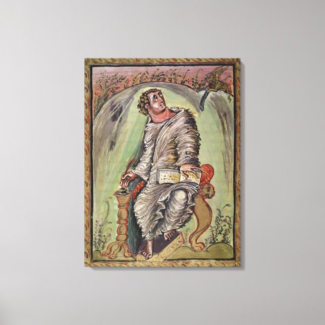 St. Mark at his desk Canvas Print (Front)
