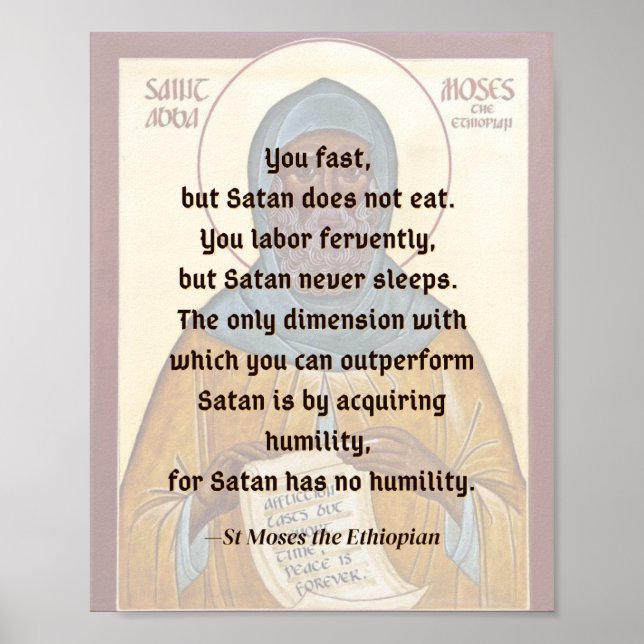 St Mark Humility Print (Front)