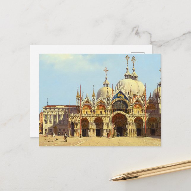 St. Mark’s Square, Venice Postcard (Front/Back In Situ)