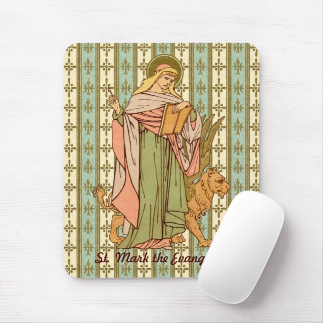 St. Mark the Evangelist (RLS 09) (Style 2) Mouse Pad (With Mouse)