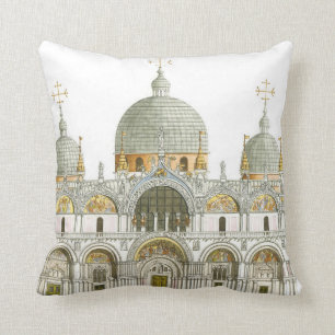 St. Mark's Basilica. Venice Italy Cushion