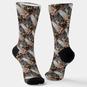 St Mark's Body Brought to Venice by Jacopo Tintore Socks