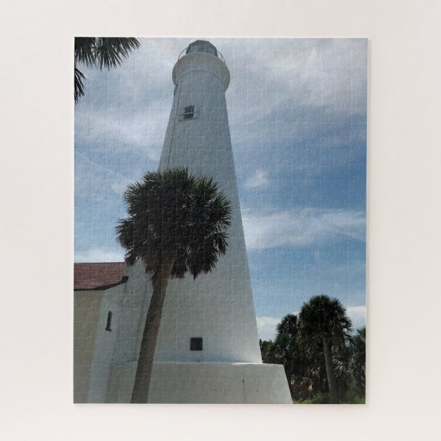 St Marks Lighthouse in Florida Jigsaw Puzzle (Vertical)