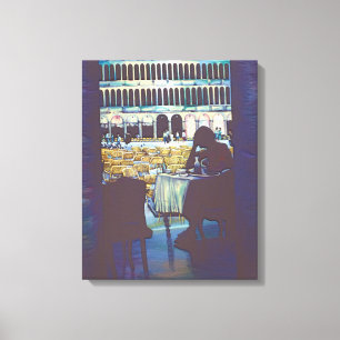 St. Mark's Silhouette, Venice Canvas Print