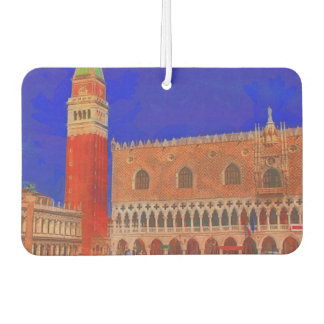 St Mark's Square Piazzetta painting Car Air Freshener
