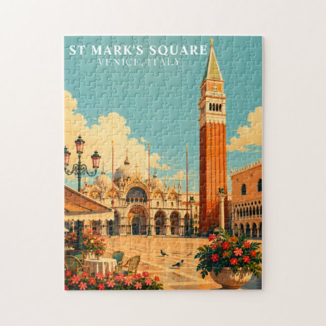 St Mark's Square Venice Italy Piazza San Marco Jigsaw Puzzle (Vertical)