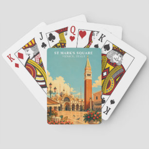 St Mark's Square Venice Italy Piazza San Marco Playing Cards