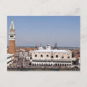 St. Marks Square, Venice Italy Postcard