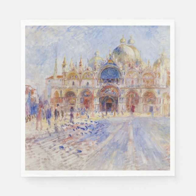 St Mark's Square, Venice (Piazza San Marco) Napkin (Front)
