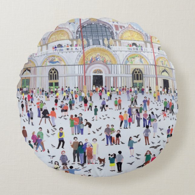 St. Mark's Venice 1994 Round Cushion (Front)