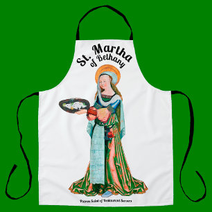 St. Martha of Bethany in Her Kitchen  (Plain) Apron