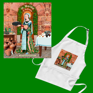 St. Martha of Bethany in Her Kitchen Standard Apron