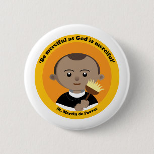 St. Martin de Porres 6 Cm Round Badge