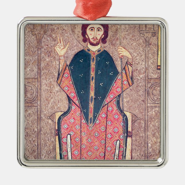 St. Martin of Tours, detail from an altar Metal Tree Decoration (Front)